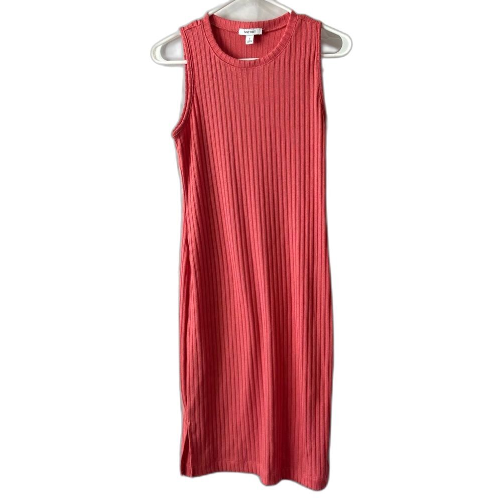 Nine West Ribbed Midi Tank Dress size Small